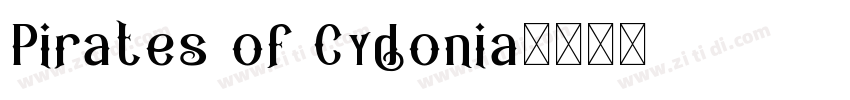 Pirates of Cydonia字体转换